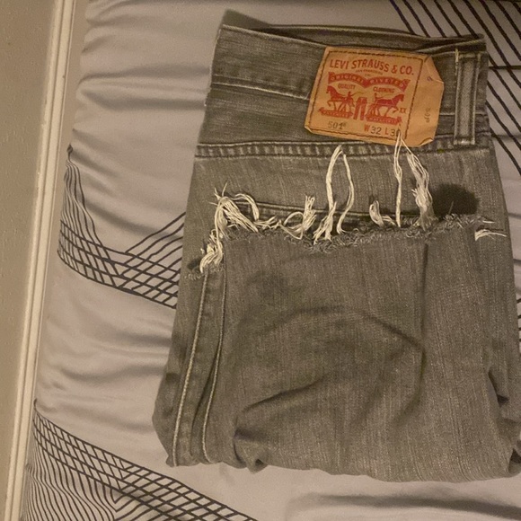 Gray 501 jeans shorts - Picture 3 of 4
